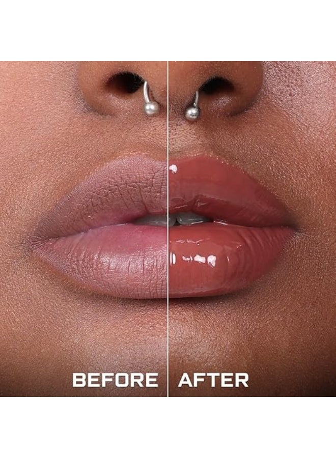 كيرو ملمع شفاه كيرو سيراميد دريب الملون - موس التوت البري، 2 غرام | بلسم مرطب لامع مع سيراميدات وسكوالين | لمسة نهائية لامعة، عناية مغذية ونباتية للشفاه - Image 3